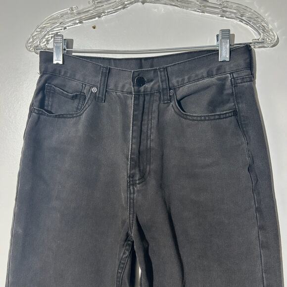 “UNIF” Taper Ankle Ash Black Straight Leg Denim Casual Jeans Women’s Size 27 - Picture 2 of 8